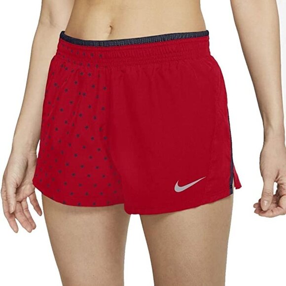 Nike 10K Stars 3" Lined Running Patriotic Shorts SIze S - Picture 9 of 10